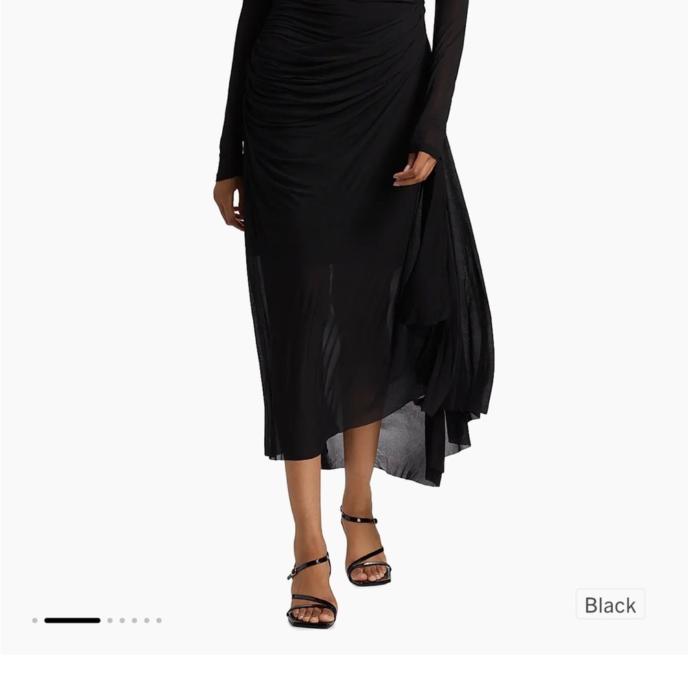Zimmermann Charcoal Gathered Dress - Picture 2 of 10